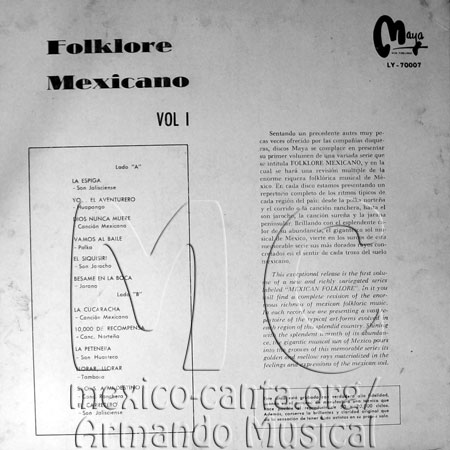 tras - Folklore mexicano