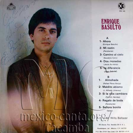 Enrique Basulto - Trasera
