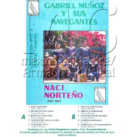 Gabriel Muñoz y sus Navegantes - Portada