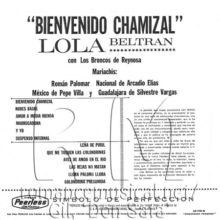 Lola Beltrán - Chamizal