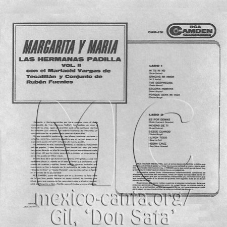 Tras - Margarita y María, Vol. II
