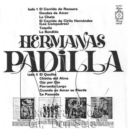 Hermanas Padilla, Vol. 2